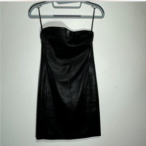 Alice + Olivia leather dress